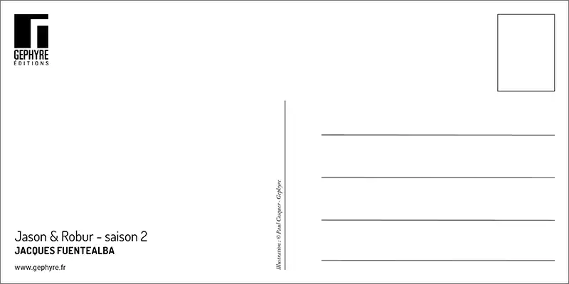 Carte postale Jason et Robur 2 – Image 2